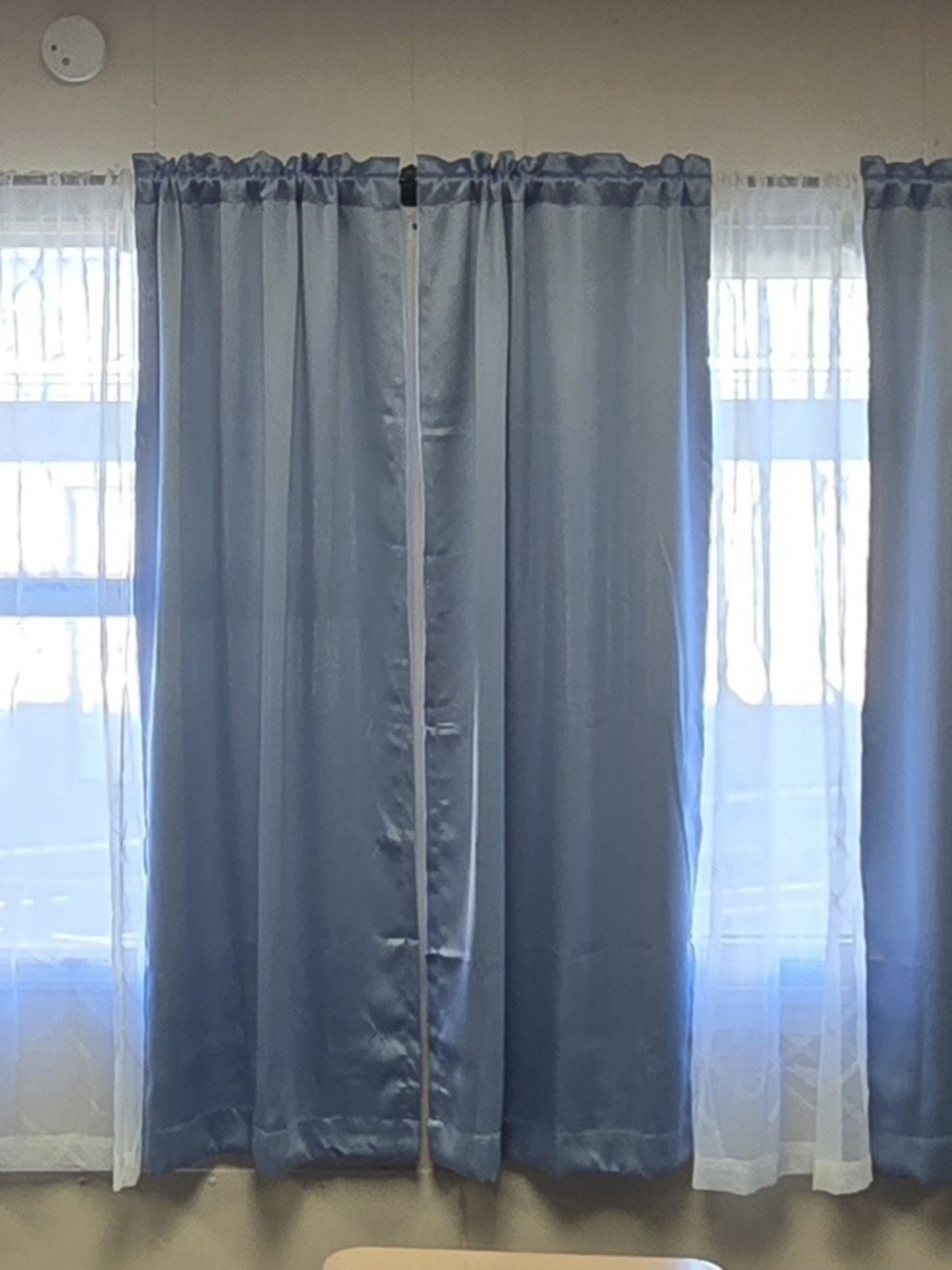 Mainstays Blue Quartz Window Curtain Panels 30x63 Set Of 2 Panels